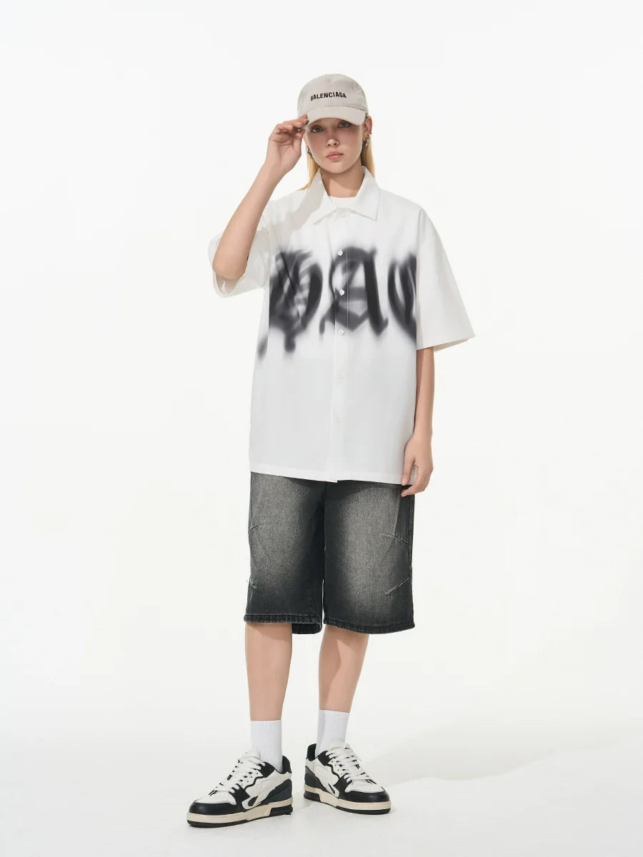 Harsh and Cruel Phantom Gothic Cuban Shirt