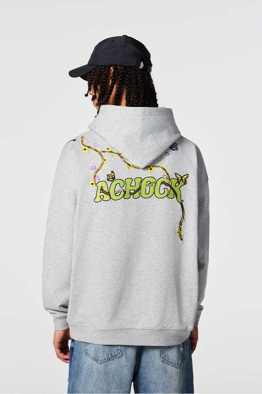 Achock Little Devil Embroidery Hoodie