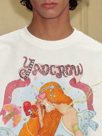 YADcrew Love Bird Print Rhinestone Tee