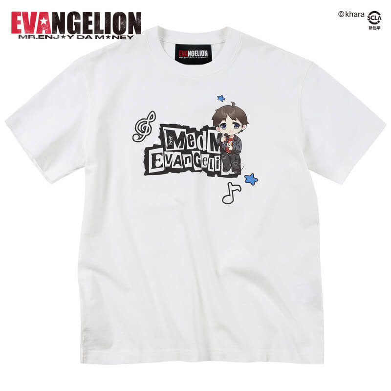 MEDM x EVA NEVER END Cute Character Music Note Graphic Tee