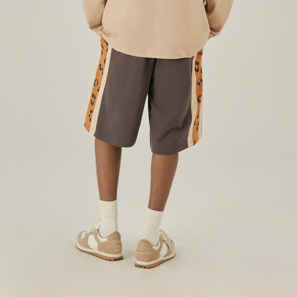 EMPTY REFERENCE Leopard Print Shorts