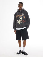 EMPTY REFERENCE Hand Painted Cute Puppy Hoodie