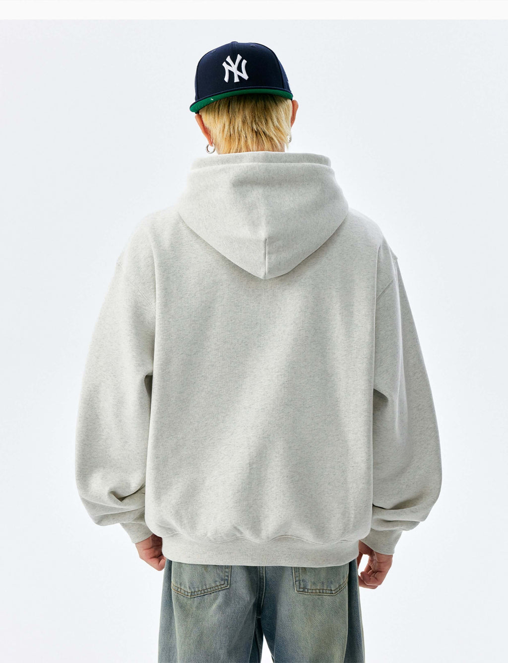 MEDM Animal Leather Logo Patch Hoodie