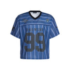 F3F Select Striped Mesh V Neck Short Sleeve Soccer Jersey