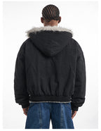 F3F Select Fur Quilted Lining Hoodie Jacket