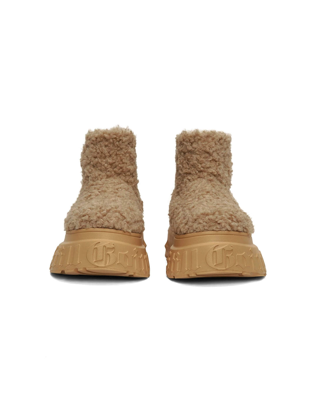 1807 INF-010 Gothic Chunky Platform Teddy Boots
