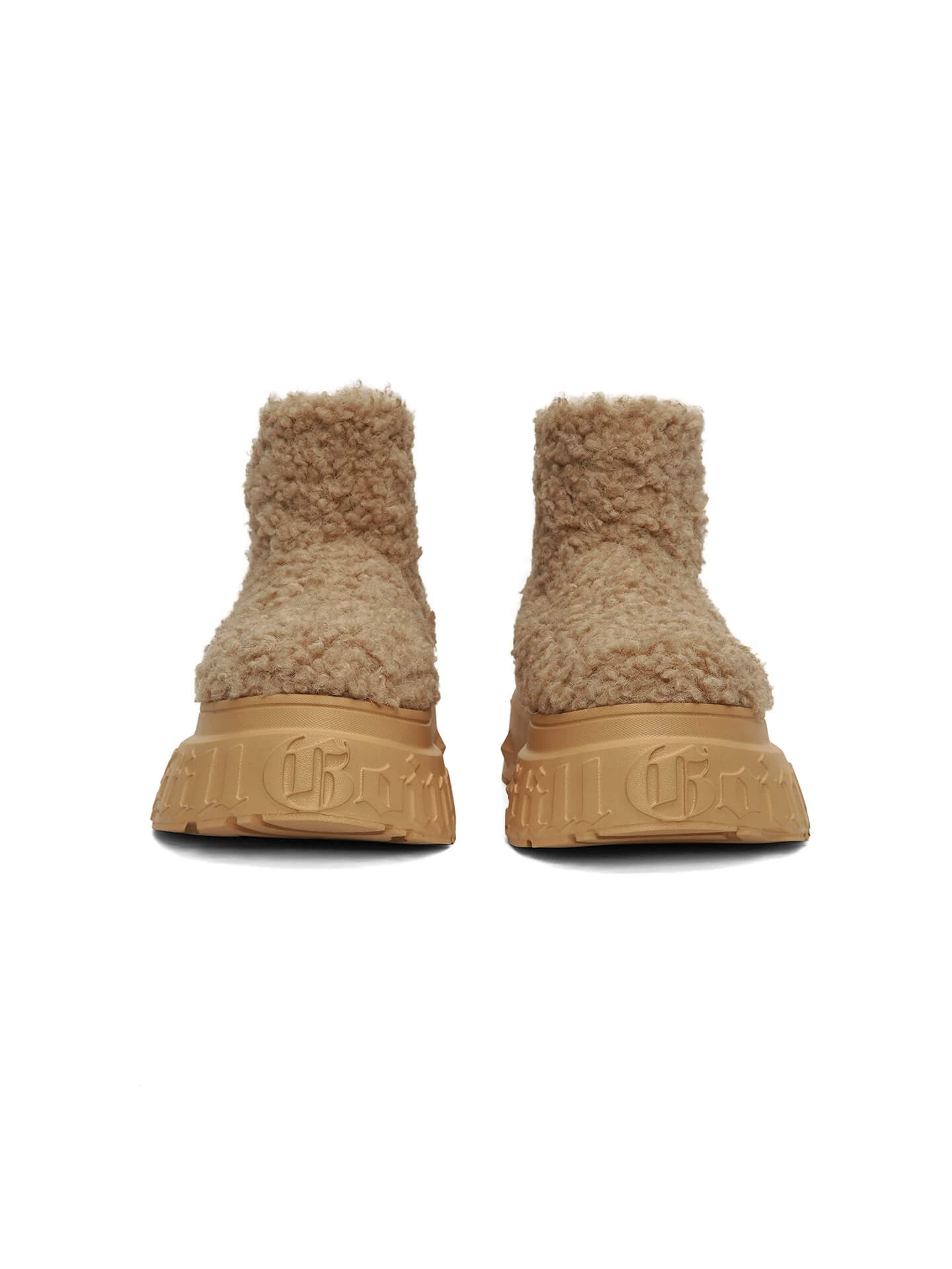 1807 INF-010 Gothic Chunky Platform Teddy Boots