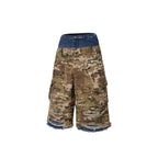 S45 Double Layer Destruction Camouflage Shorts