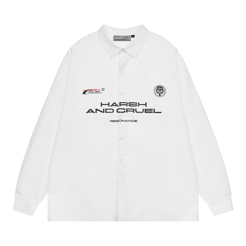 Harsh and Cruel Football Logo L/S Shirt