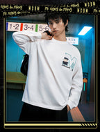 MEDM × Jujutsu Kaisen Big M Logo Character Print Embroidered Long Sleeve Tee