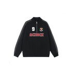 Achock Uniform Designed Half-Zip Sweatshirt