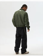 MEDM Crinkled Nylon MA-1 Bomber Jacket