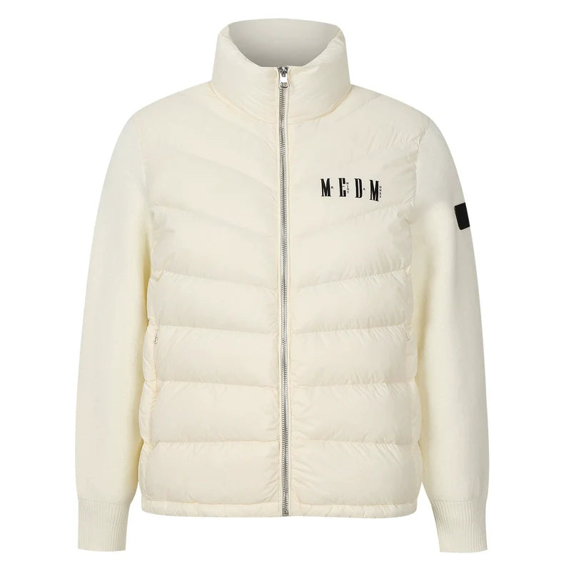 MEDM Shoulder Patchwork Lightweight Down Jacket