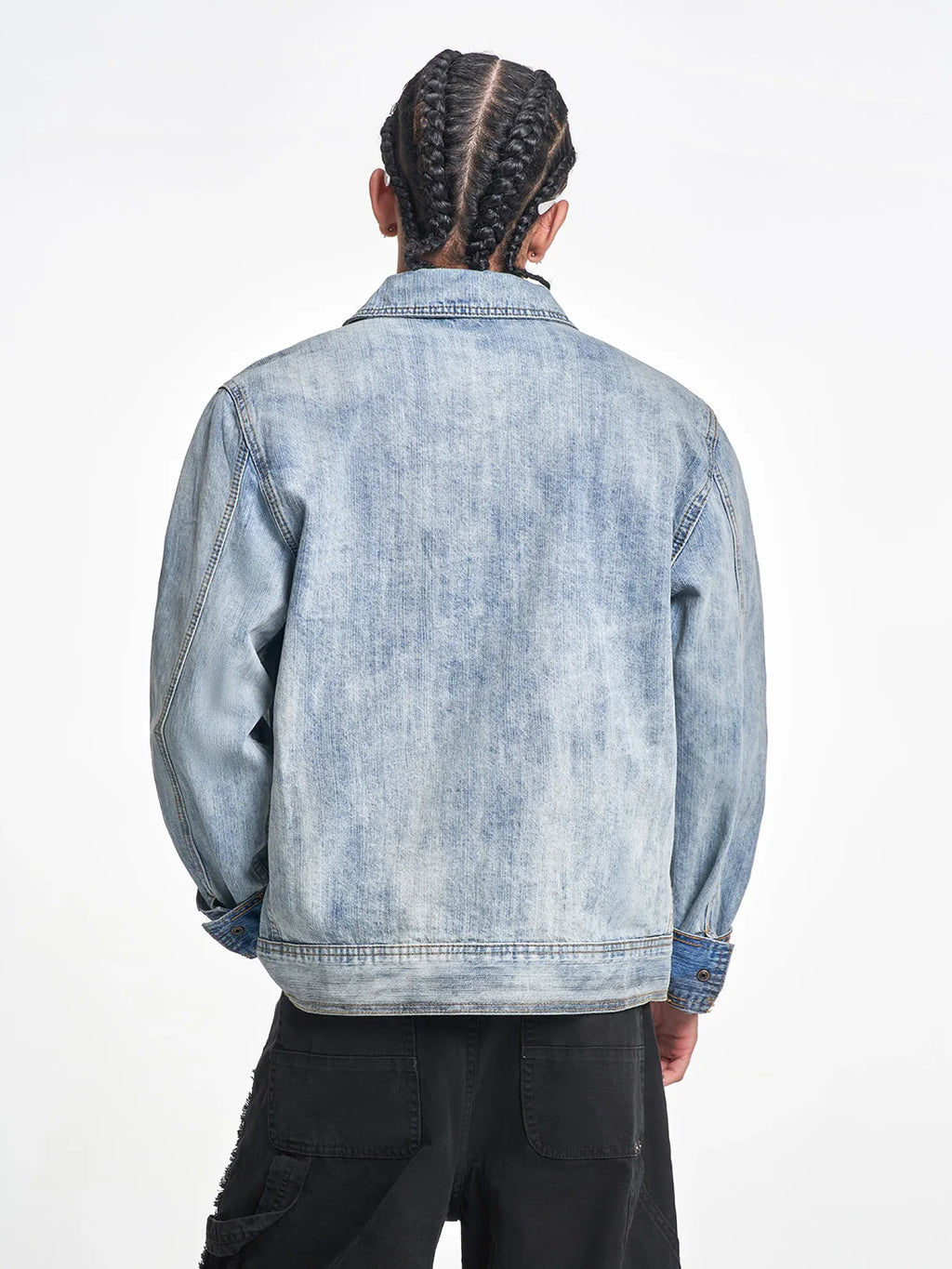F3F Select Multi Pocket Washed Work Denim Jacket