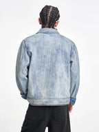 F3F Select Multi Pocket Washed Work Denim Jacket