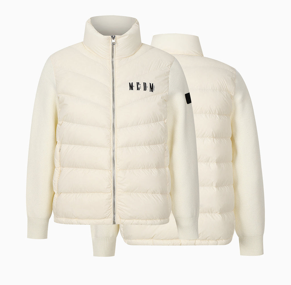 MEDM Shoulder Patchwork Lightweight Down Jacket