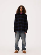 MHARF Classic Flannel Plaid Long Sleeve Shirt