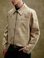 YADcrew 3D Embroidered Work Jacket