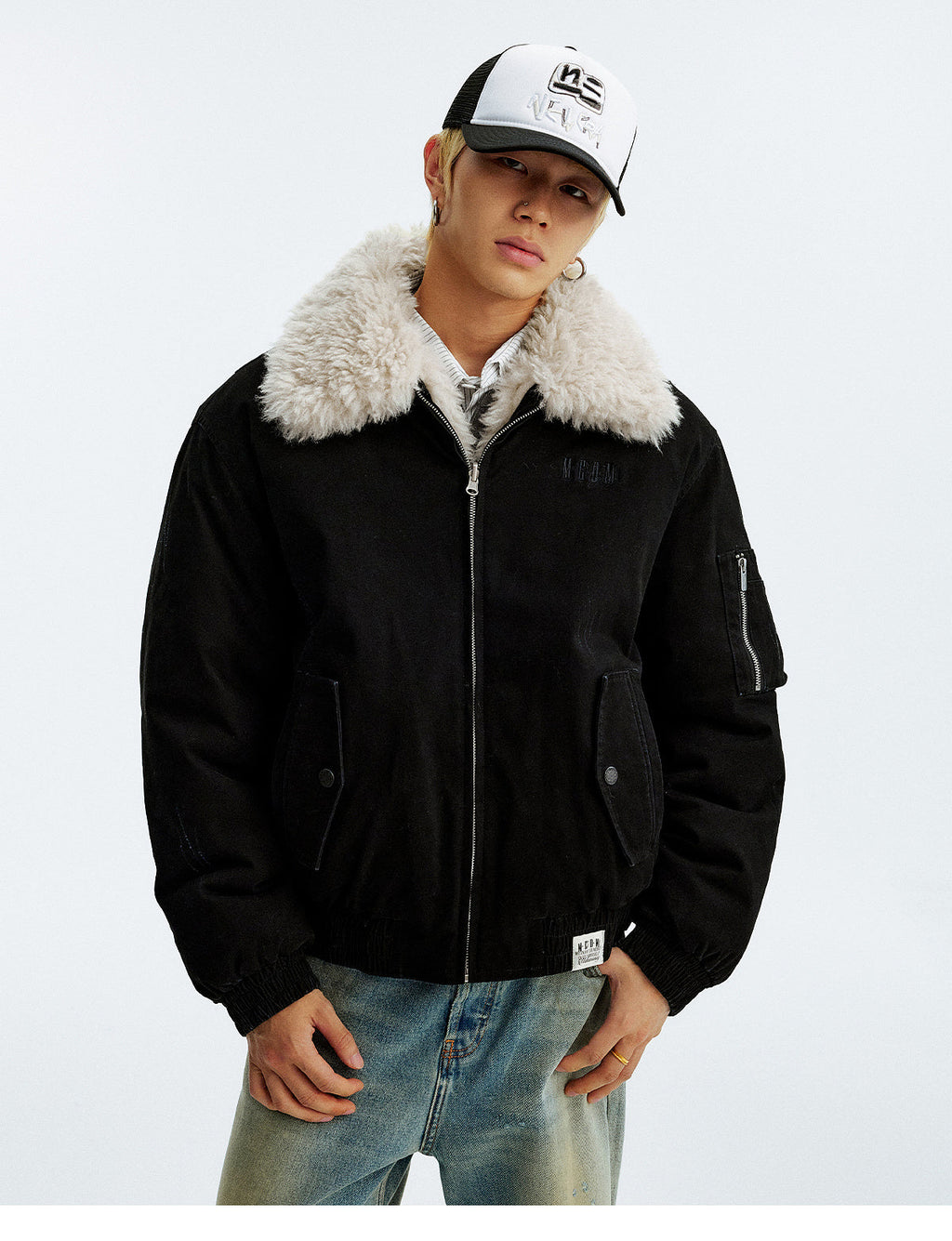 MEDM Reversible Sherpa Flight Jacket