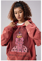 Remedy Washed Distressed Print Hoodie