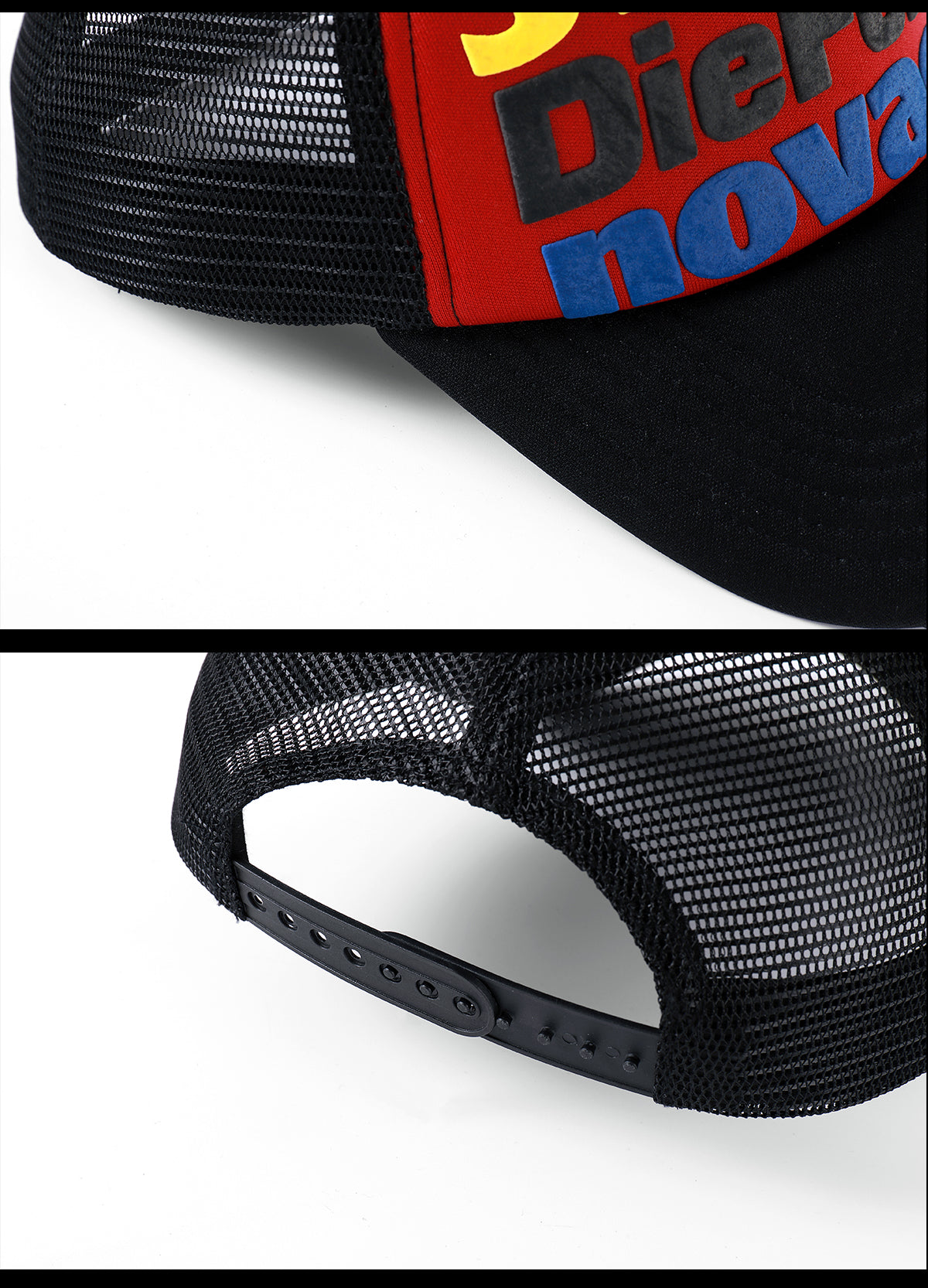 NOVACAM Foam Letter Print Trucker Hat