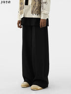 JHYQ Wide Legged Embroidered Western Pants