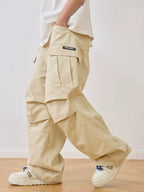 Harsh and Cruel Pleated Paratrooper Work Cargo Pants