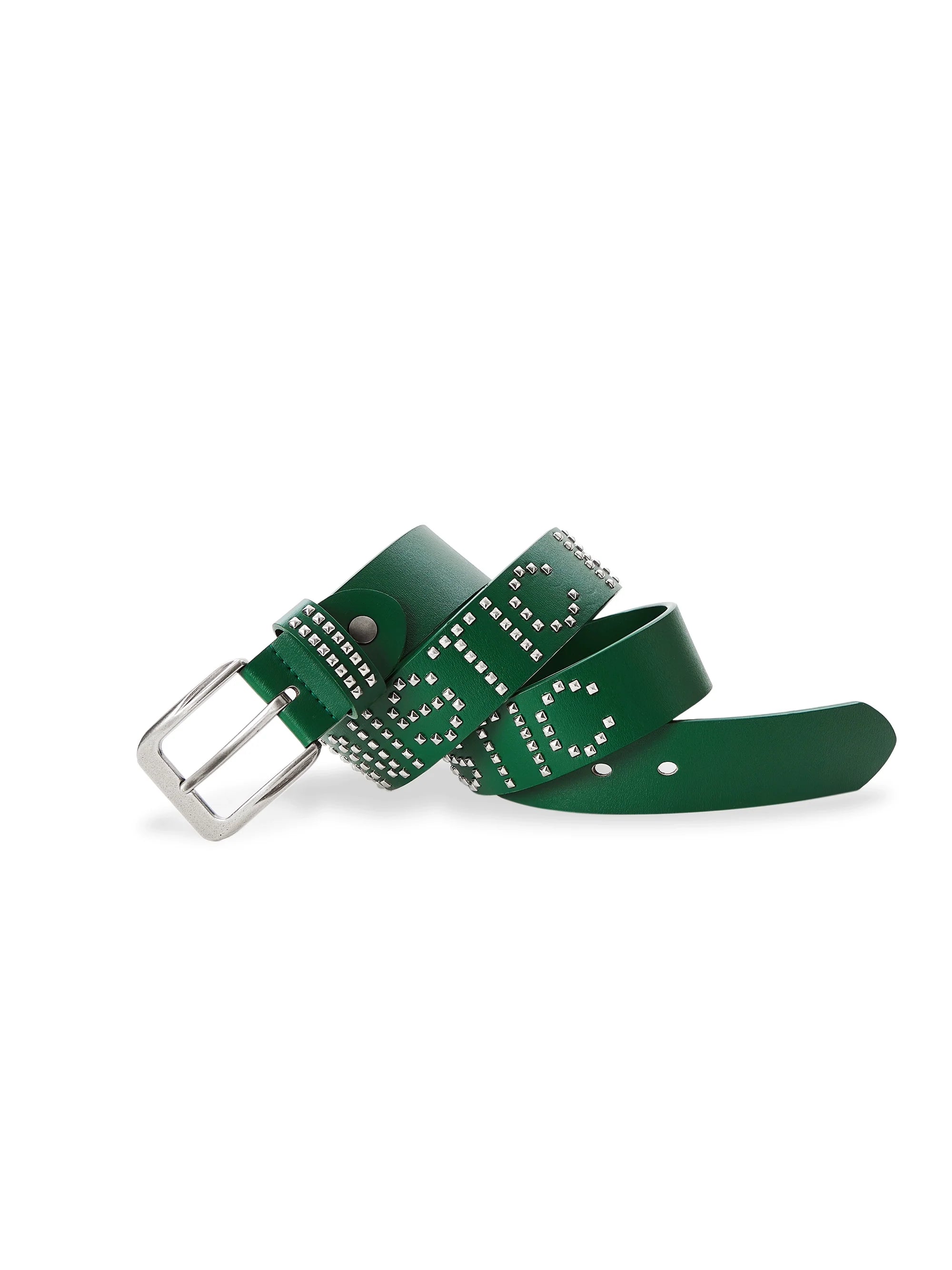 KARMANISTIC Punk Studded Logo Belt