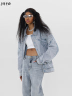 JHYQ Embroidered Denim Jacket