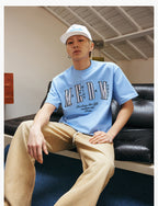 MEDM Patch Embroidered Pearl Tee