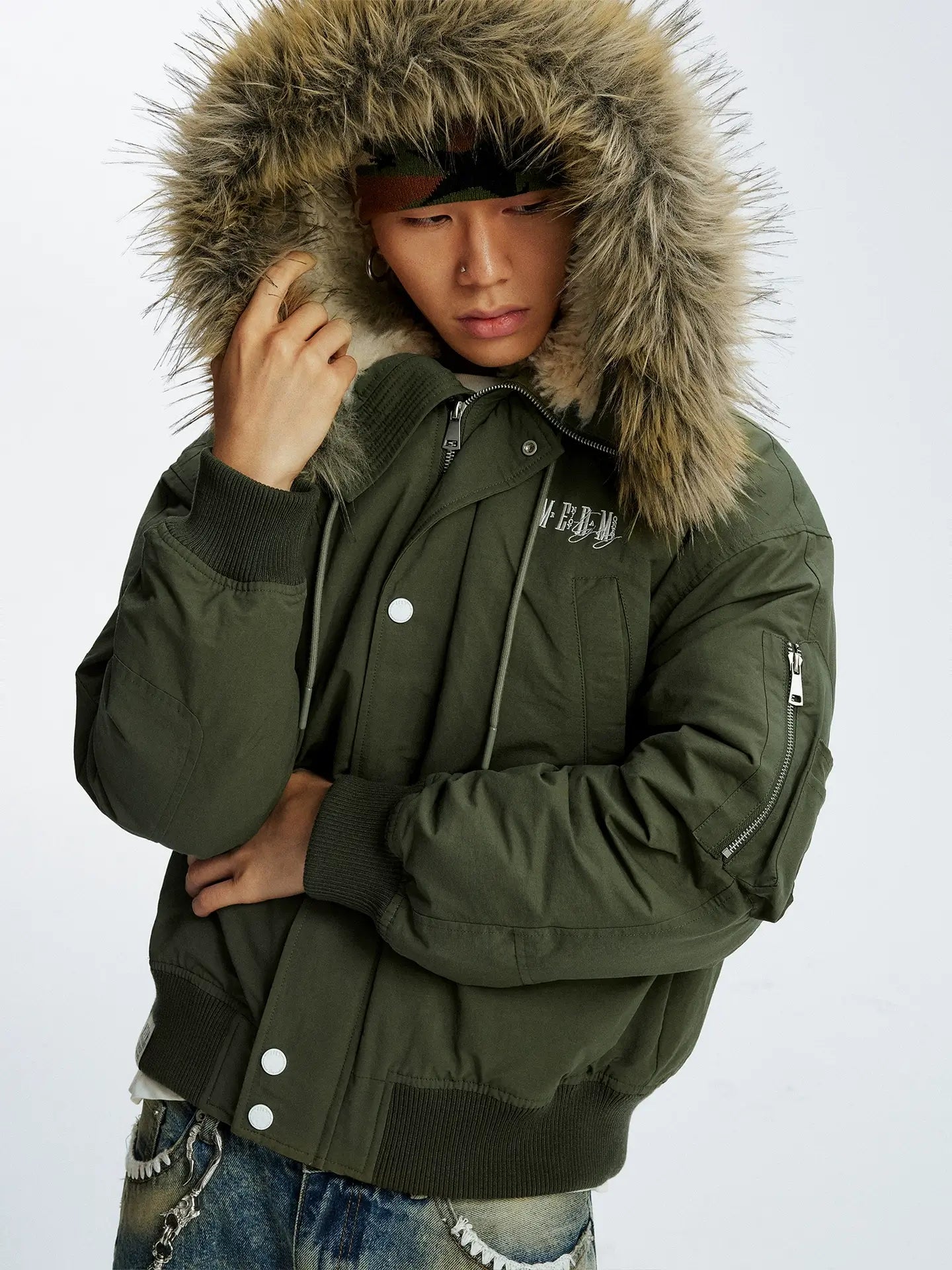 MEDM Fur Hood N-2B Flight Jacket