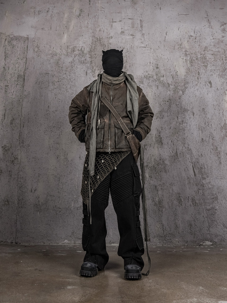 UNDERWATER Handmade Distressed Stitch Jacket