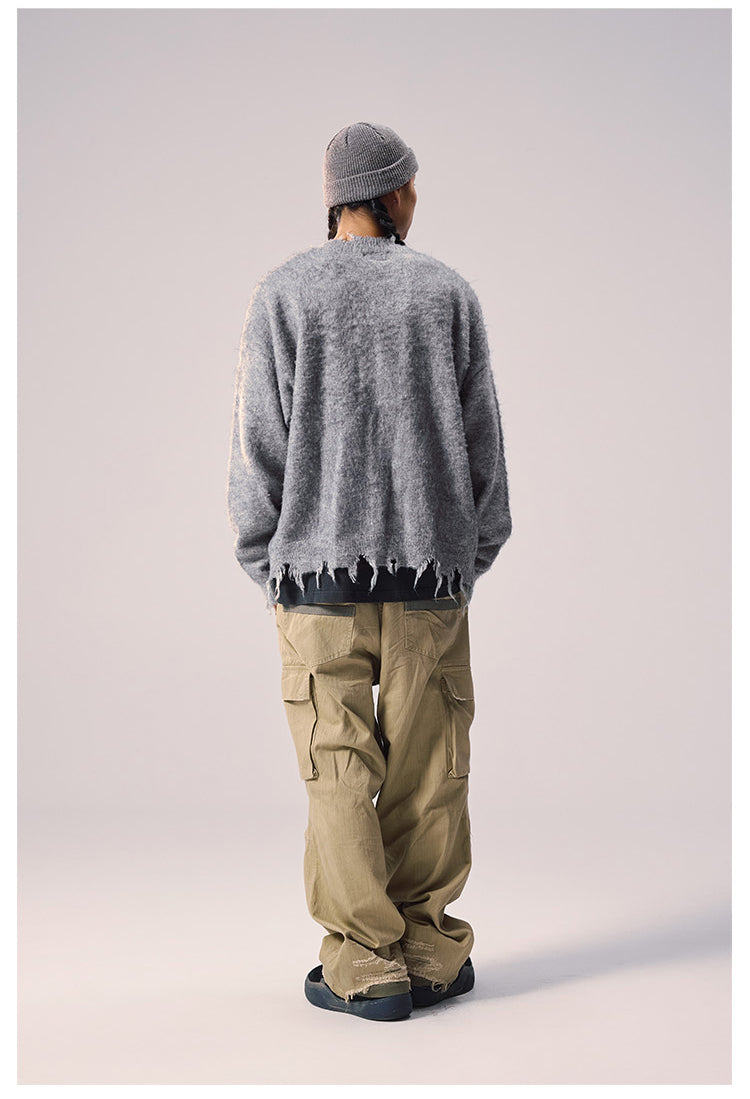 Remedy Distressed Knit Cardigan