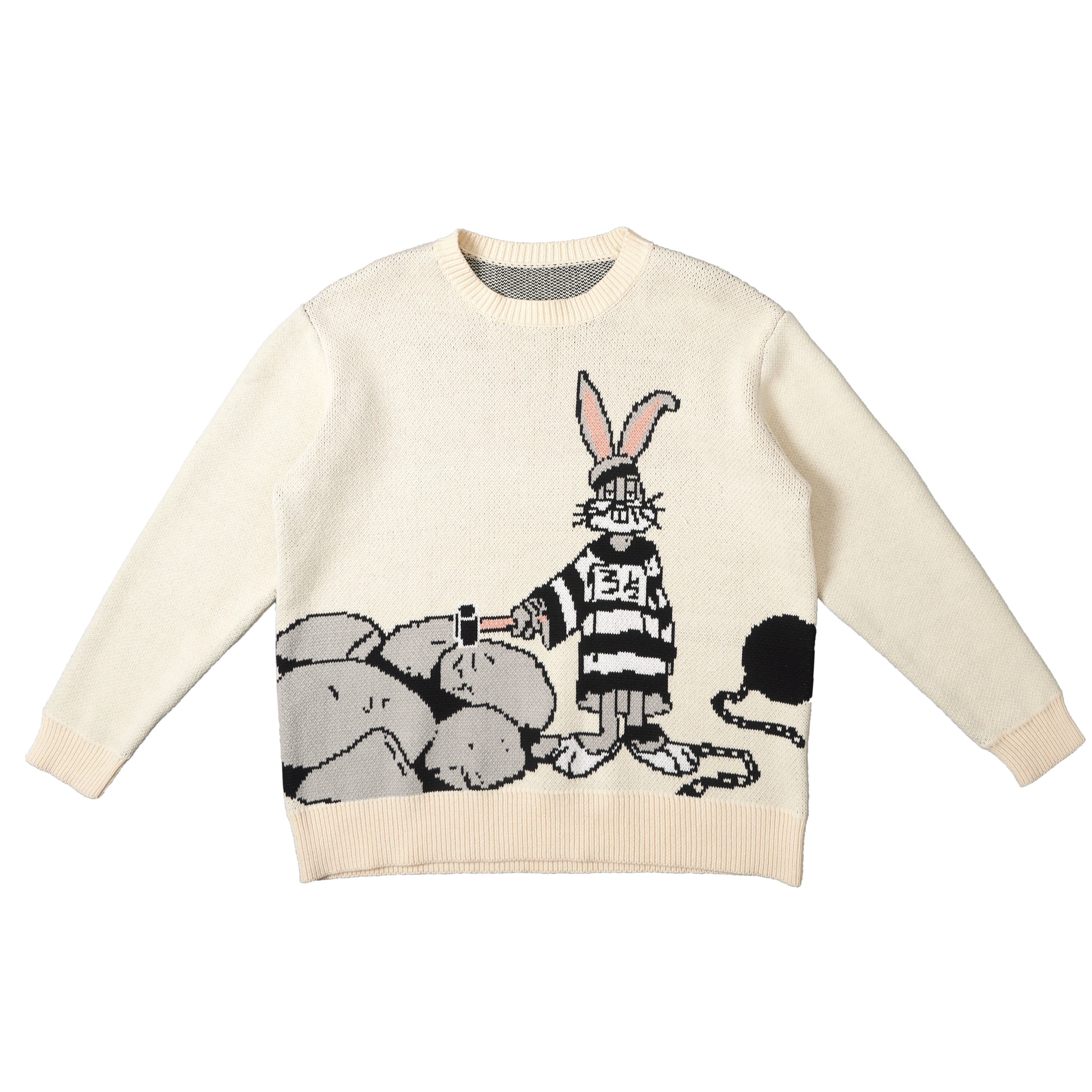 EMPTY REFERENCE Rabbit Knit Sweater