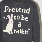 EMPTY REFERENCE Rabbit Kitten Print Sweatshirts
