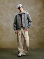 YADcrew Embroidered Quilted Jacket