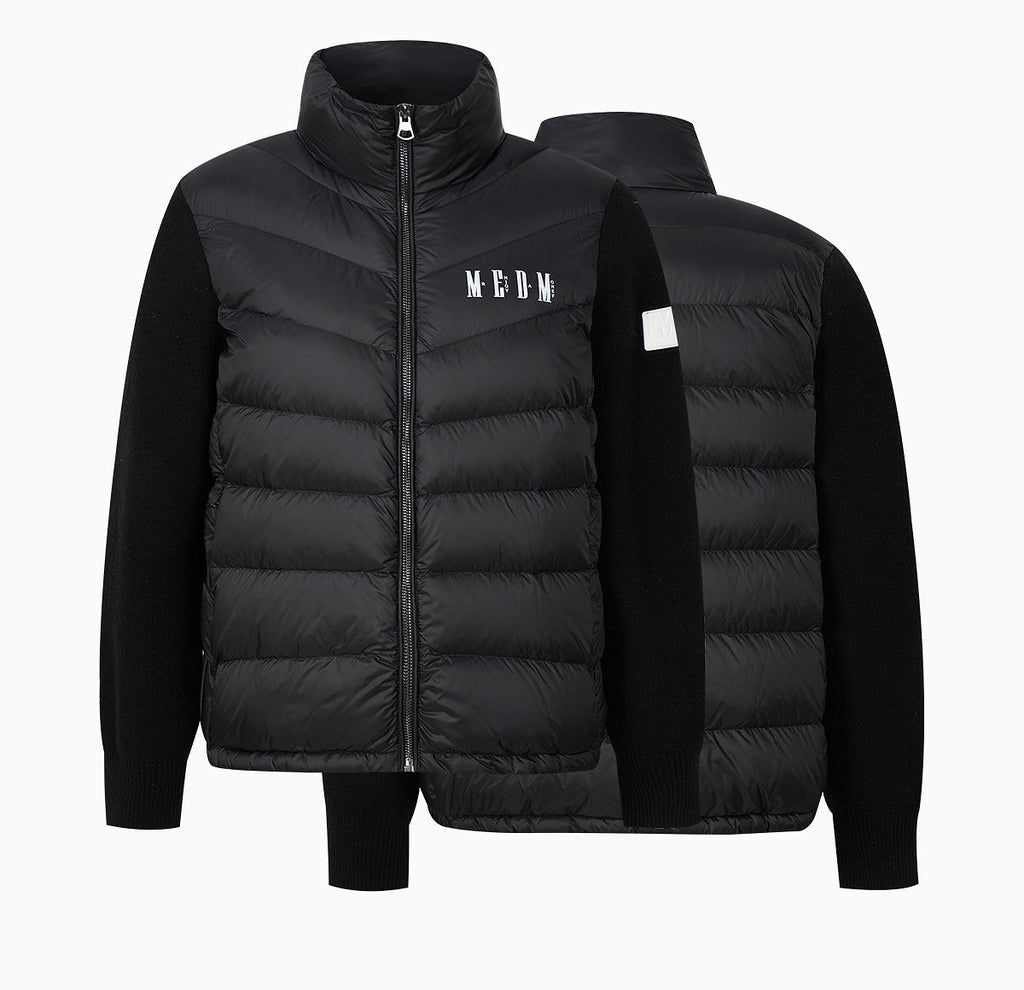 MEDM Shoulder Patchwork Lightweight Down Jacket
