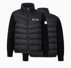 MEDM Shoulder Patchwork Lightweight Down Jacket