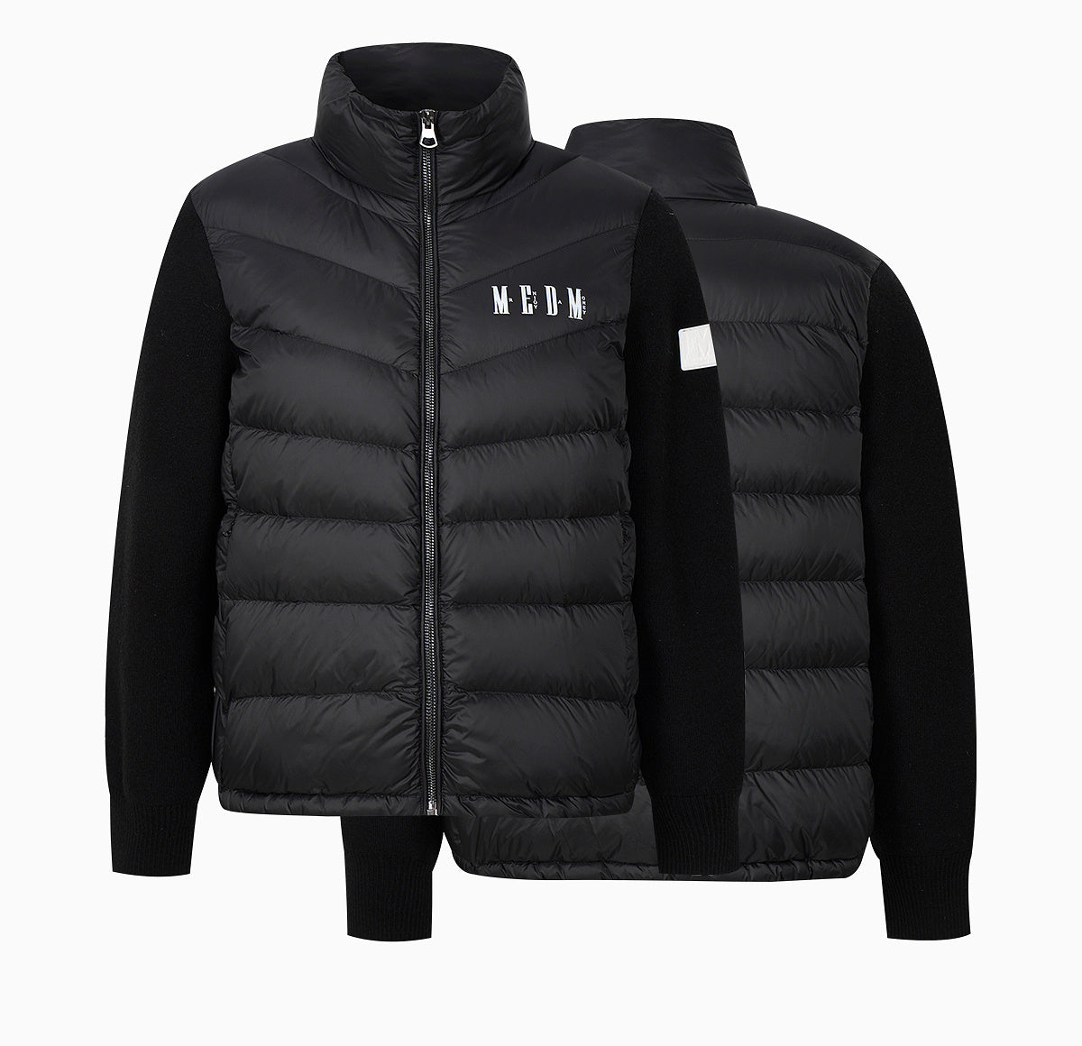 MEDM Shoulder Patchwork Lightweight Down Jacket