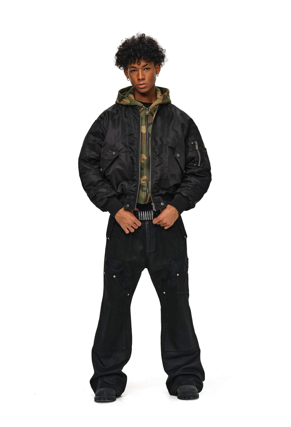 ANTIDOTE Reversible Camouflage MA-1 Bomber Jacket