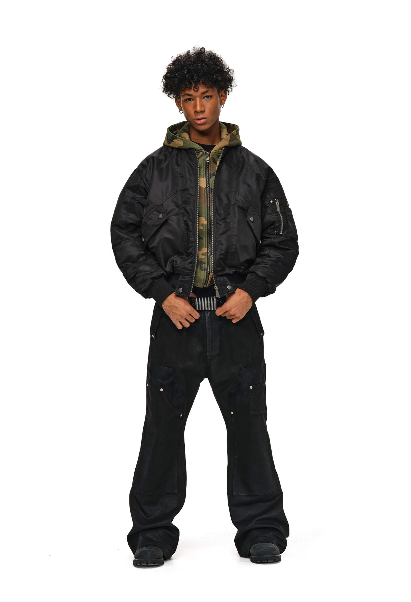 ANTIDOTE Reversible Camouflage MA-1 Bomber Jacket