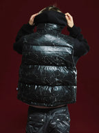 Remedy Cracked Design Puffer Vest