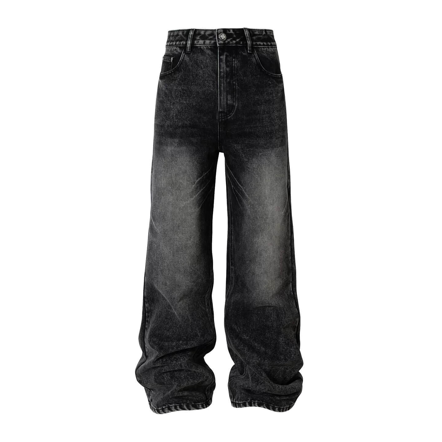 YADcrew Vintage Whiskered Washed Flared Jeans