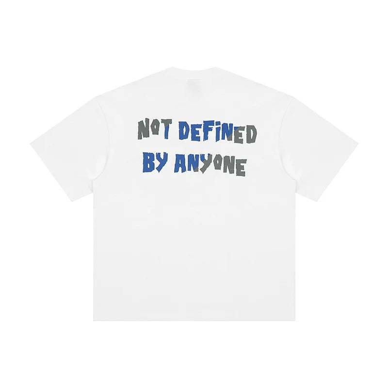 Achock Handwritten Slogan Print Tee