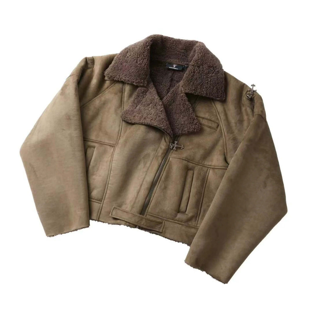 STEEPC Suede Shearling Jacket
