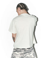 LIBERAFIT Vintage Washed Surfing Print Short Sleeve Tee