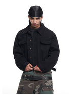 F3F Select Tough Black Denim Jacket