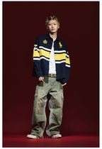 Remedy 3D Embroidered Striped Long Sleeve Shirt