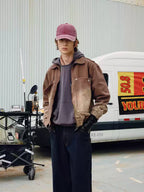 SOD Co. Aged Heavy Washed Deconstructed Carpenter Jacket