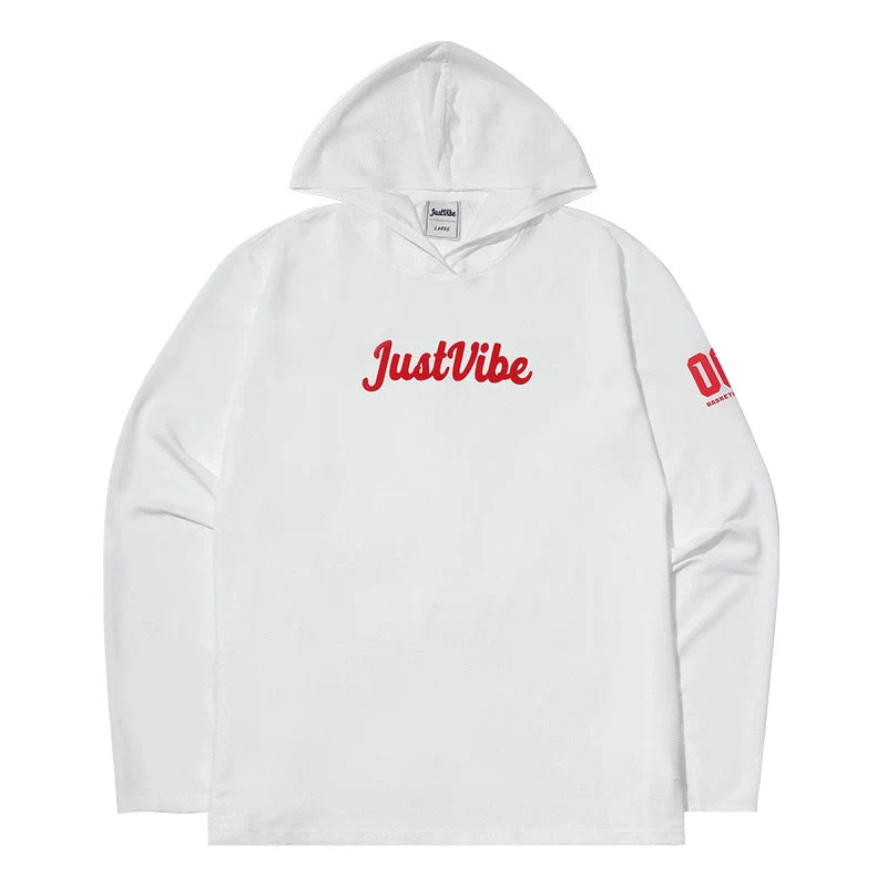 JUST VIBE Hooded Quick Dry Basketball Jersey